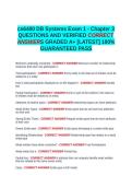 CS 6400 DB Systems Exam 1 - Chapter 3 QUESTIONS AND VERIFIED CORRECT ANSWERS GRADED A&plus; -LATEST - 100- GUARANTEED PASS&period;docx&NewLine;&NewLine;