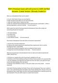 PSM-I Premium Exam with all Correct & 100&percnt; Verified Answers &vert;Latest Version &vert;Already Graded A&plus;