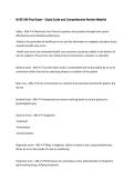 NURS 344 Final Exam &ndash; Study Guide and Comprehensive Review Material