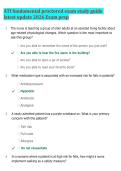 ATI fundamental proctored exam study guide &NewLine;latest update 2026 Exam prep