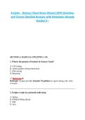 Scripter - Genesys Cloud Exam Newest 2026 Questions &NewLine;and Correct Detailed Answers with Rationales Already &NewLine;Graded A&plus; 