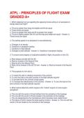 ATPL - PRINCIPLES OF FLIGHT EXAM GRADED A&plus;