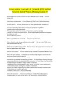 Scrum Master Exam with all Correct & 100&percnt; Verified Answers &vert;Latest Version &vert;Already Graded A&plus;