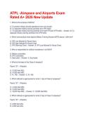 ATPL -Airspace and Airports Exam Rated A&plus; 2026 New Update&NewLine;&NewLine;