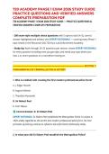 720 ACADEMY PHASE 1 EXAM 2026&sol;2027 STUDY GUIDE PRACTICE QUESTIONS AND VERIFIED ANSWERS COMPLETE PREPARATION PDF
