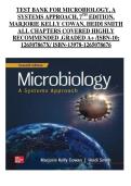 Microbiology&colon; A Systems Approach 7th Edition by Marjorie Kelly Cowan & Heidi Smith &ndash; Complete Test Bank for All Chapters &lpar;Graded A&plus;&rpar;