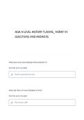 AQA A-LEVEL HISTORY TUDORS HENRY VII QUESTIONS AND ANSWERS
