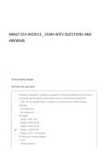 NR667 CEA MODULE QUESTIONS AND ANSWERS