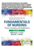 Fundamentals of Nursing&colon; Theory&comma; Concepts and Applications 4th Edition by Judith M&period; Wilkinson&comma; Leslie S&period; Treas&comma; Karen L&period; Barnett & Mable H&period; Smith &ndash; Complete Test Bank for All Chapters
