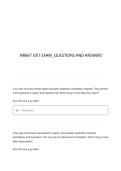 NR667 EXIT EXAM QUESTIONS AND ANSWERS