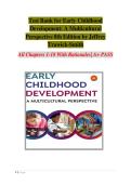 Test Bank for Early Childhood Development&colon; A Multicultural Perspective 8th Edition by Jeffrey Trawick-Smith&vert; 9780137544981&vert; All Chapters 1-18&vert; LATEST 2025&NewLine;