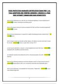 FOOD PROTECTION MANAGER CERTIFICATION EXAM PREP &vert; ACTUAL QUESTIONS AND VERIFIED ANSWERS &vert; GRADED A&plus; &vert;PASS FIRST ATTEMPT&vert; BRAND NEW 2026 UPDATE&excl;&excl;&excl;&excl;&excl;&excl;&excl;&excl;