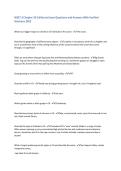 WSET 3 Chapter 33 California Exam Questions and Answers With Verified&NewLine;Solutions 2025