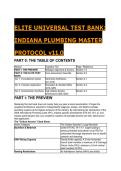 2026&sol;2027 ELITE UNIVERSAL TEST BANK&colon; Indiana Plumbing Master Protocol v11&period;0 &vert; 2006 IPC & Amendments &lpar;60 Detailed Q&A&rpar;
