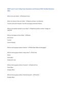 WSET Level 3 Loire Valley Exam Questions and Answers With Verified Solutions &NewLine;