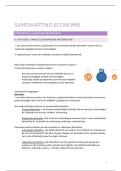 Samenvatting economie 1BEM &lpar;boek&comma; powerpoints en lessen&rpar;