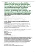 RA250 Paralegal Fundamentals Practice Exam Study Guide Updated 2026 &vert; Verified Questions and Answers with Detailed Rationales &vert; Legal Research and Writing&comma; Civil Litigation Process&comma; Court Procedures and Documentation&comma; Legal Terminology&comma; Contracts and Tort