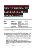 2026&sol;2027 S-Tier Oklahoma Social Work Law & Ethics Test Bank &vert; 60 Clinical Scenarios & Rationale &lpar;Title 59&comma; OAC 675&rpar;