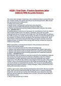 N3261&colon; Final Exam - Practice Questions &lpar;after midterm&rpar; With Accurate Answers
