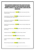 NR 565 ADVANCED PHARMACOLOGY FINAL EXAM STUDY GUIDE - CHAMBERLAIN UNIVERSITY&vert; ACTUAL QUESTIONS AND VERIFIED ANSWERS &vert; GRADED A&plus; &vert;PASS FIRST ATTEMPT&vert; BRAND NEW 2026 UPDATE&excl;&excl;&excl;&excl;&excl;&excl;&excl;&excl;