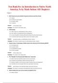Test Bank for An Introduction to Native North &NewLine;America&comma; 5e by Mark Sutton &lpar;All Chapters&rpar;