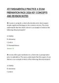 ATI FUNDAMENTALS PRACTICE A EXAM&NewLine;PREPARATION PACK 2026 KEY CONCEPTS&NewLine;AND REVISION NOTES