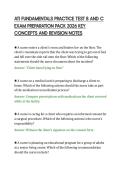ATI FUNDAMENTALS PRACTICE TEST B AND C&NewLine;EXAM PREPARATION PACK 2026 KEY&NewLine;CONCEPTS AND REVISION NOTES