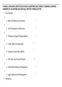 FLORIDA LIFEGUARD CERTIFICATION EXAM &ndash;QUESTIONS AND CORRECT ANSWERS &lpar;VERIFIED&NewLine;ANSWERS&rpar; PLUS RATIONALES 2026 Q&A &vert; INSTANT DOWNLOAD PDF&period;