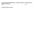 Nursing Fundamentals NUR108 Chapter 10 &ndash; Leadership&comma; Management&comma; and Delegation Lecture Summary and Study Guide