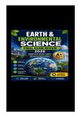 EARTH & ENVIRONMENTAL SCIENCE FINAL EXAM REVIEW 2026 &vert; COMPLETE STUDY GUIDE&comma; PRACTICE QUESTIONS & DETAILED SOLUTIONS &vert; LATEST UPLOAD &lpar;A&plus; GRADE