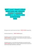    WSET Level 3 Flashcards&semi;WSET Level 2 Award&colon; Mock &semi;WSET level1- 3 Exam practice &semi;WSET Level 1 Wine&semi;WSET Level 1 Exam Practice &semi;WSET Level 1 Practice Quiz&semi;WSET Level 1 Award in Wines QUESTIONS AND VERIFIED CORRECT ANSWERS GRADED A&plus; -LATEST - 100- GUARANT