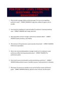 PGA PGM 3&period;0 - LEVEL 3 PRACTICE QUESTIONS - FACILITY MANAGEMENT