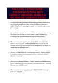 PGA LEVEL 3 STUDY GUIDE - 3&period;0EXAM QUESTIONS WITH CORRECT ANSWERS GRADED A&plus; FOR 2026-2027 ASSURED EXCEL&excl;