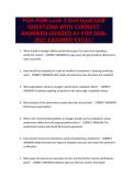 PGA PGM Level 3 Golf OpsEXAM QUESTIONS WITH CORRECT ANSWERS GRADED A&plus; FOR 2026-2027 ASSURED EXCEL&excl;