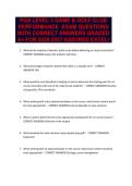 PGA LEVEL 3 GAME & GOLF CLUB PERFORMANCE  EXAM QUESTIONS WITH CORRECT ANSWERS GRADED A&plus; FOR 2026-2027 ASSURED EXCEL&excl;