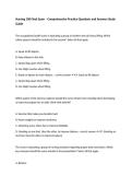 Nursing 100 Final Exam &ndash; Comprehensive Practice Questions and Answers Study Guide