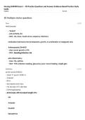 Nursing NUR408 Exam 1 &ndash; RX Practice Questions and Answers Evidence-Based Practice Study Guide