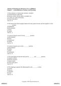 Test Bank with Verified Answers &ndash; Anatomy & Physiology for Emergency Care &lpar;3rd Edition&rpar;&NewLine;Bledsoe&comma; Porter & Cherry &vert; All Chapters Covered &vert; Rated A&plus;