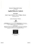 Test Bank & Instructor Manual For Applied Behavior Analysis 3E&NewLine;Complete Chapter Coverage &vert; Chapter-by-Chapter Questions &vert; Graded A&plus; &vert; High-Yield Q&A