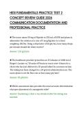 HESI FUNDAMENTALS PRACTICE TEST 2&NewLine;CONCEPT REVIEW GUIDE 2026&NewLine;COMMUNICATION DOCUMENTATION AND&NewLine;PROFESSIONAL PRACTICE