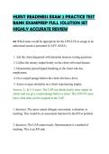 HURST READINESS EXAM 2 PRACTICE TEST&NewLine;BANK EXAMPREP FULL SOLUTION SET&NewLine;HIGHLY ACCURATE REVIEW