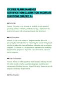ICC FIRE PLANS EXAMINER&NewLine;CERTIFICATION EVALUATION ACCURATE&NewLine;QUESTIONS GRADED A&plus;