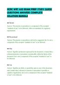 IICRC WRT ASD EXAM PREP STUDY GUIDE&NewLine;QUESTIONS ANSWERS COMPLETE&NewLine;SOLUTION BUNDLE