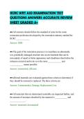 IICRC WRT ASD EXAMINATION TEST&NewLine;QUESTIONS ANSWERS ACCURATE REVIEW&NewLine;SHEET GRADED A&plus;
