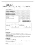 OCR A Level Chemistry A Unified chemistry &lpar;H432&sol;03