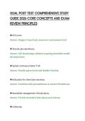 SOAL POST TEST COMPREHENSIVE STUDY&NewLine;GUIDE 2026 CORE CONCEPTS AND EXAM&NewLine;REVIEW PRINCIPLES