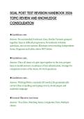 SOAL POST TEST REVISION HANDBOOK 2026&NewLine;TOPIC REVIEW AND KNOWLEDGE&NewLine;CONSOLIDATION