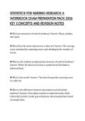 STATISTICS&lowbar;FOR&lowbar;NURSING&lowbar;RESEARCH&lowbar;A&lowbar;WORKBOOK&lowbar;EXAM&lowbar;PREPARATION&lowbar;PACK