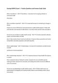 Nursing NUR401 Exam 3 &ndash; Practice Questions and Answers Study Guide