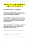 SOE FINAL EXAM 7 QUESTIONS &NewLine;AND ANSWERS &lpar;LATEST&rpar;